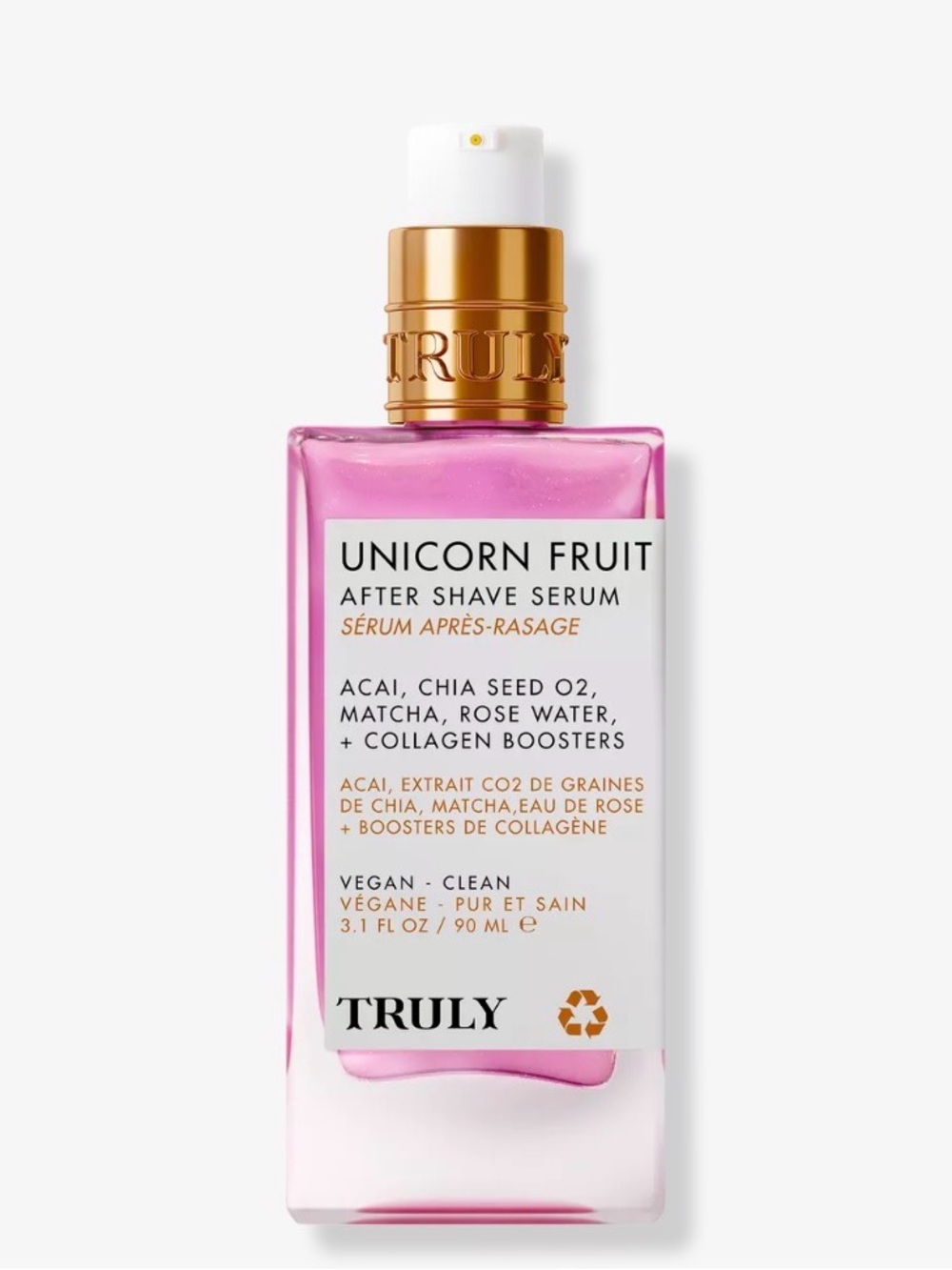 TRULY Unicorn Fruit After Shave Serum - Pink & Gold Accents
